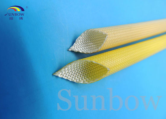 الصين SUNBOW RoHS 155C F Dielectric Insulation PU Fiberglass Sleeving for Motors المزود