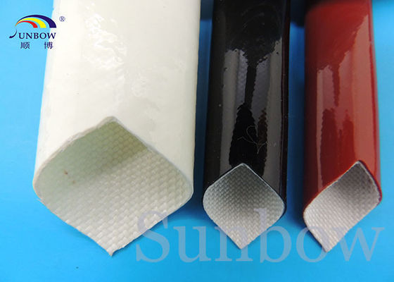 الصين مطاط السيليكون كم / سيليكون الألياف الزجاجية التغطيه لهب 0.5mm و~ 30.0mm المزود