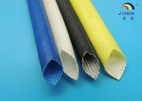 الصين Multi Color Customized Acrylic Resin Coated Fiberglass Insulation Sleeving 1.5KV المزود