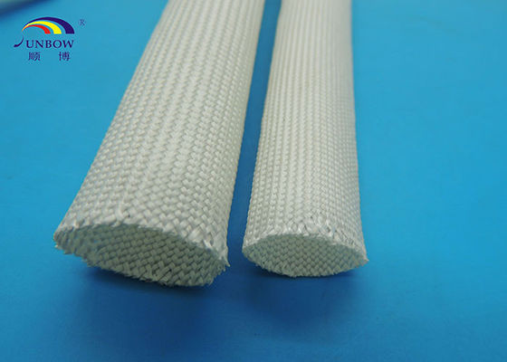 الصين Non-alkali Braided High Temperature Fiberglass Sleeving for Insulators / Wires Assemblies المزود