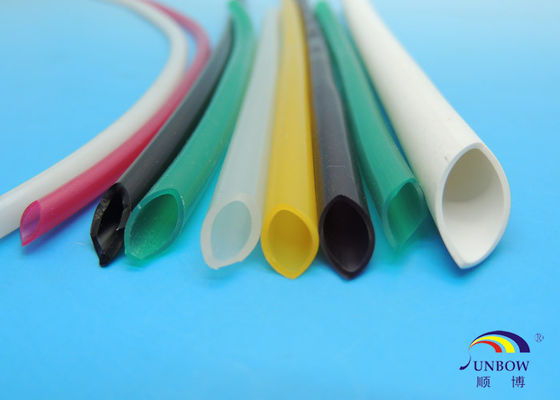 الصين Anti-Corrosion Silicone Rubber Hose / FlexibleRubber Tubing White Green Yellow المزود