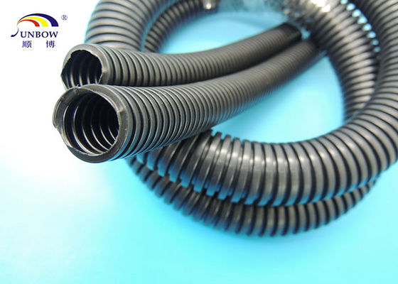 الصين Flexible plastic corrugated tube , Open type corrugated plastic pipes multi color المزود