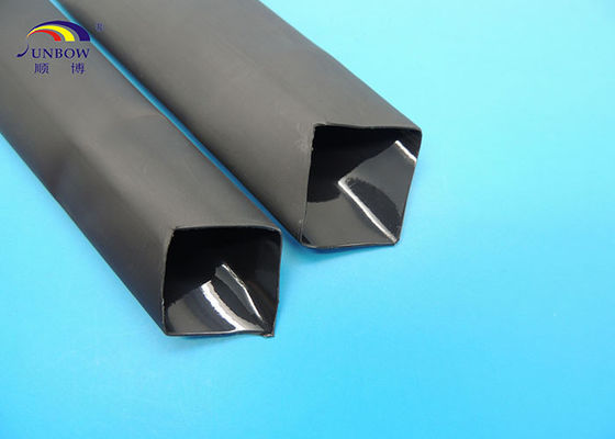 الصين Waterproof Polyolefin Heat Shrink Tubing / Heat Resistant Shrink Sleeves Corrosion Resistance المزود
