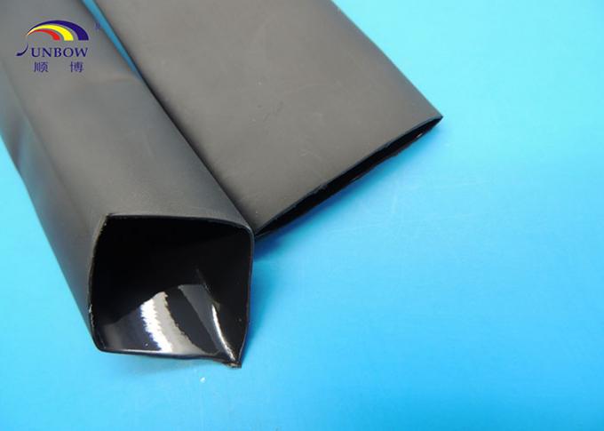 مرنة الحرارة تقلص البولي اثيلين الأنابيب مع بطانة ميلتابل 12.7mm الأسود