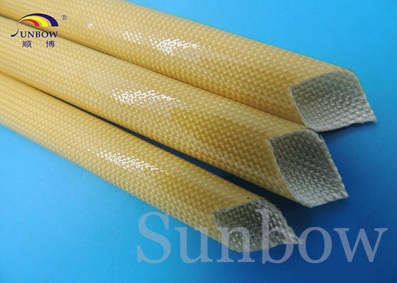 الصين ROHS &amp; Rated,voltage 300V polyurethane fiberglass sleeve (PU fiberglass sleeve) المزود