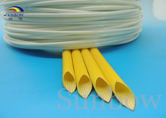 الصين Silicone rubber fiberglass sleeving Silicone fiberglass sleeving sleevings المزود