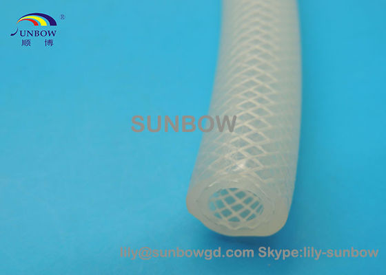 الصين SUNBOW 12MM Food Grade Extruded Fiber Reinforced Silicone Rubber Tubing المزود