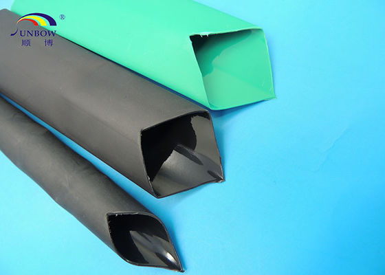 الصين Flame-retardant heavy wall polyolefin heat shrinable tube with / without adhesive with ratio 3:1 for wires insulation المزود