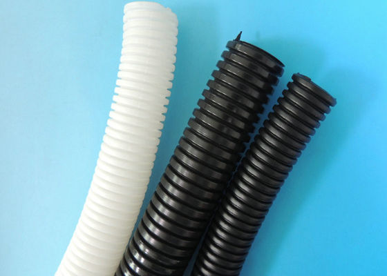 الصين Flexible White Black Seal Type Corrugated Pipes with PE PP PA Fire and Acid Resistance المزود