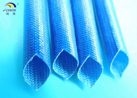 الصين High Performance Flexible Acrylic Coated Fiberglass Sleeving / Braided Fiber-Glass Sleeve المزود