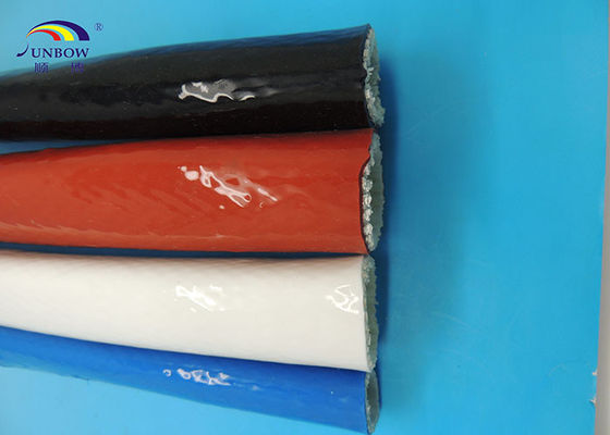 الصين Flexible High Temperature Resistant Silicone Fiberglass Sleeves Professional Manufacturer المزود