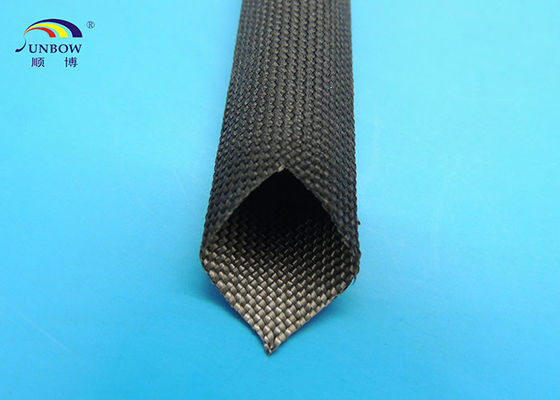 الصين 400 ℃ Flexible Black or White High Temperature Fiberglass Sleeving for Cables المزود