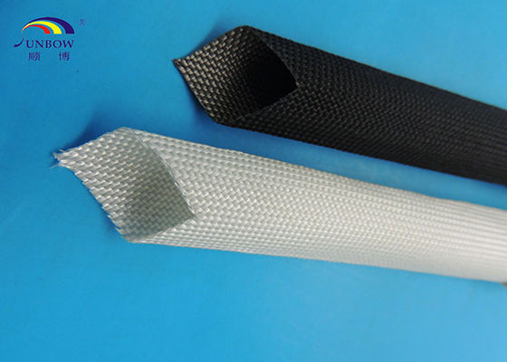 الصين Eco-friendly Flexible High Temperature Fiberglass Sleeving Fireproof for Carbon Brush المزود
