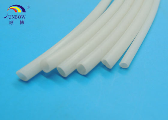 الصين Flexible White Silicone Rubber Tube for Automobile Cable , Sealings , Wiring Insulation المزود