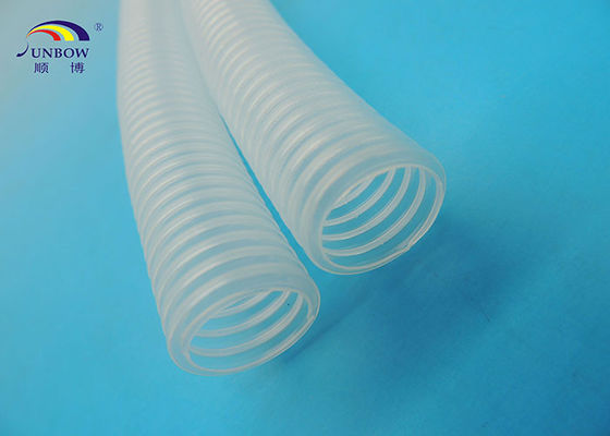 الصين Plastic Corrugated Pipes / Tube PP PE PA Moulded Clear Corrugated Tubing المزود