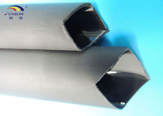 الصين Halogen free heavy wall heat shrinable tube with / without adhesive shrink ratio 3:1 for electrical wires insulation المزود