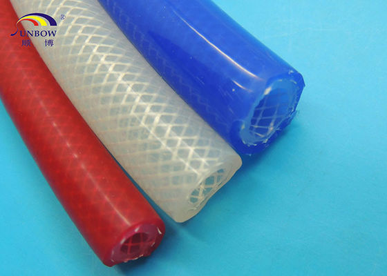 الصين Silicone Reinforced Braided Fiberglass Sleeve for Food and Beverage Thermal Protection المزود