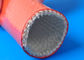 Heat Insulation Silicone Fireproof Sleeve Heat Resistance for Steel Plants , Smelters المزود