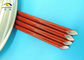 Flame Retardant Red Silicone Fiberglass Sleeve For Insulating Protection المزود
